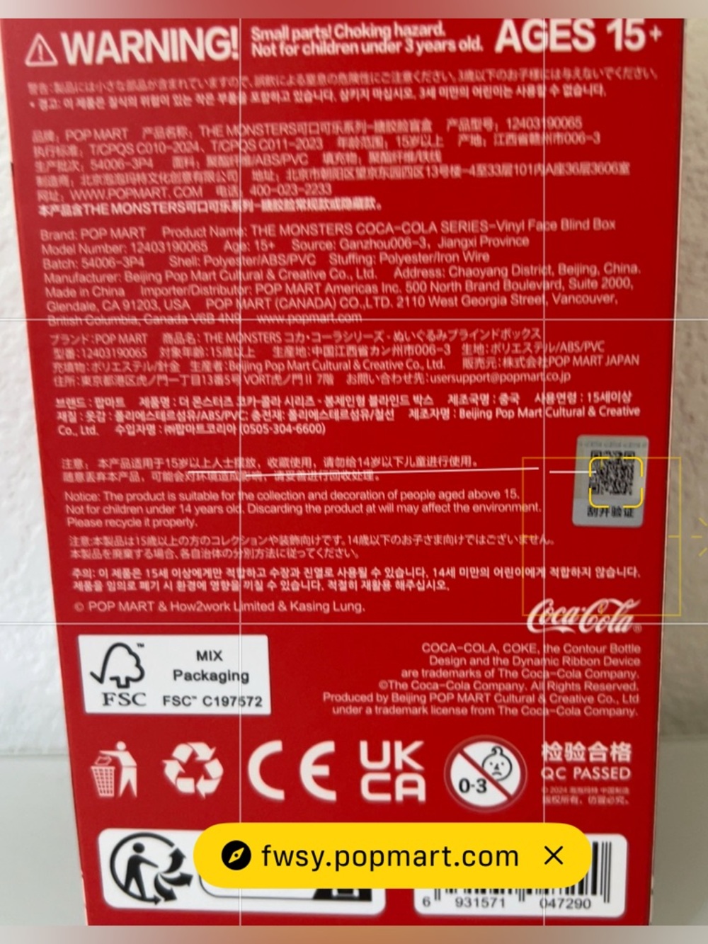 Labubu Coca Cola Bundle + figurine - Picture 9 of 11